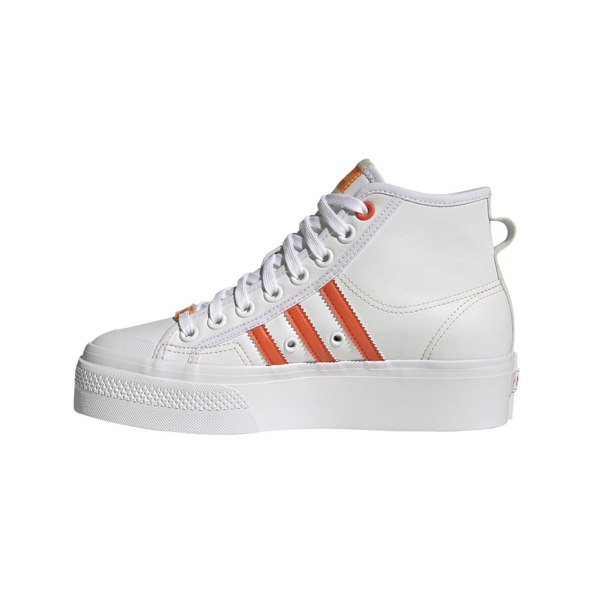 Sapatilhas Casual de Mulher Nizza Platform Mid Her Vegan Originals Branco / Laranja-4