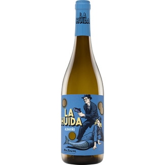 vino blanco albariño DO Rías Baixas botella 75 cl - La Huida