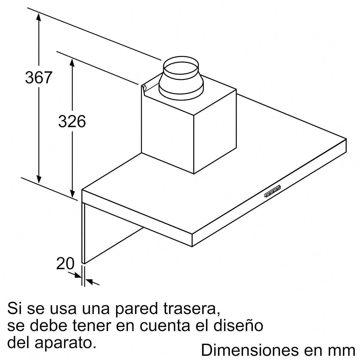 Campana decorativa Siemens Touch Control - LC97BHM50 Inox-7