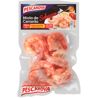 Miolo de Camarão Cru 15/30 Unidades embalagem 250 g - Pescanova