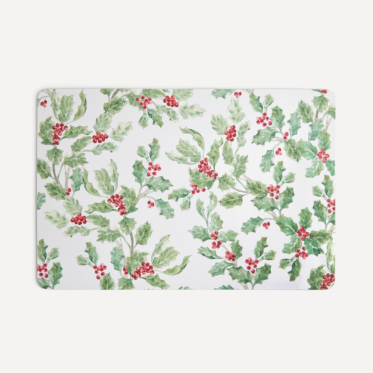 Mantel individual navideño MDF Acebo El Corte Inglés Multicolor-4