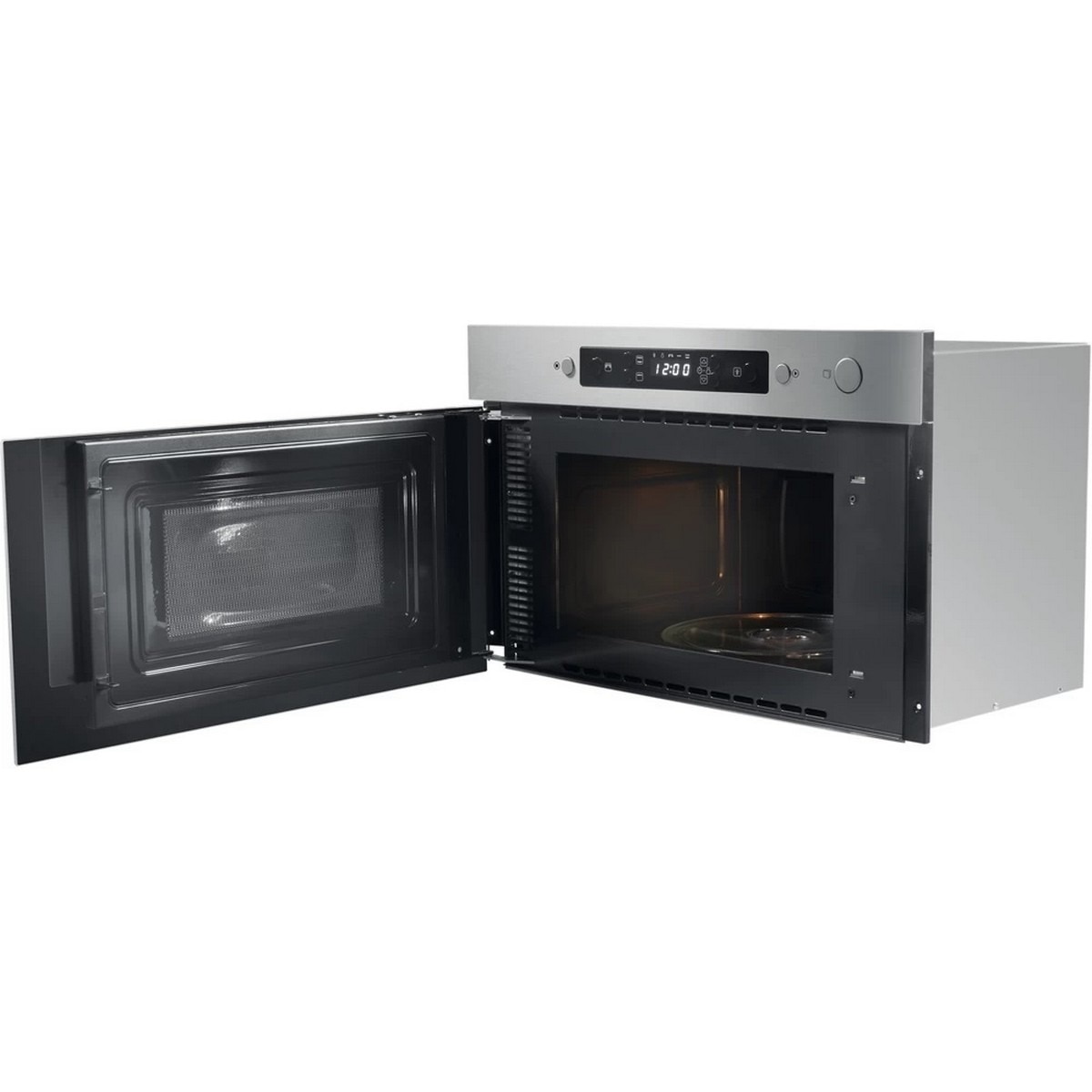 Micro-ondas Encastrável com Grill Whirlpool AMW 439/IX Função Jet Defrost de 750 W e Capacidade de 22 Litros - Inox Inox-4