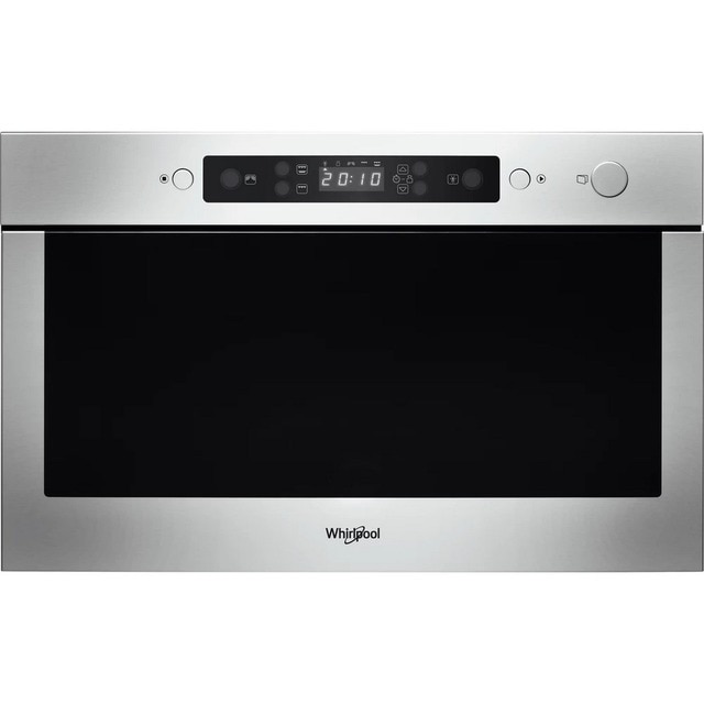 Imagem 0 de Micro-ondas Encastrável com Grill Whirlpool AMW 439/IX Função Jet Defrost de 750 W e Capacidade de 22 Litros - Inox