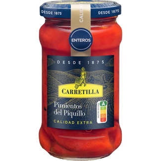 pimientos del piquillo enteros frasco 225 g neto escurrido - Carretilla