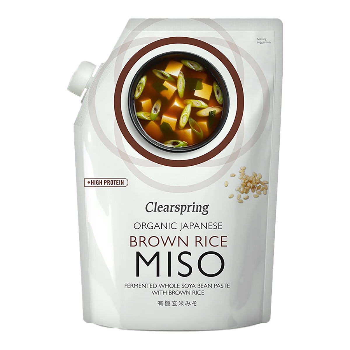 Miso de riz complet biologique Genmai Miso Clearspring