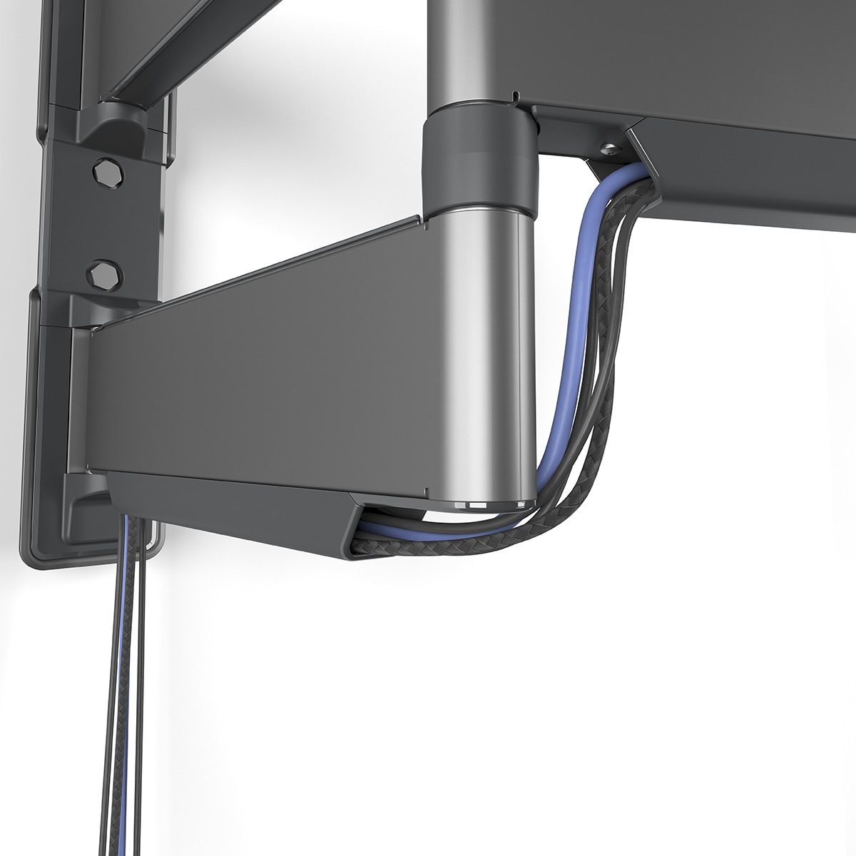 Soporte de pared giratorio Vogel's TVM 5845 para TV de 55" a 100" Negro-3