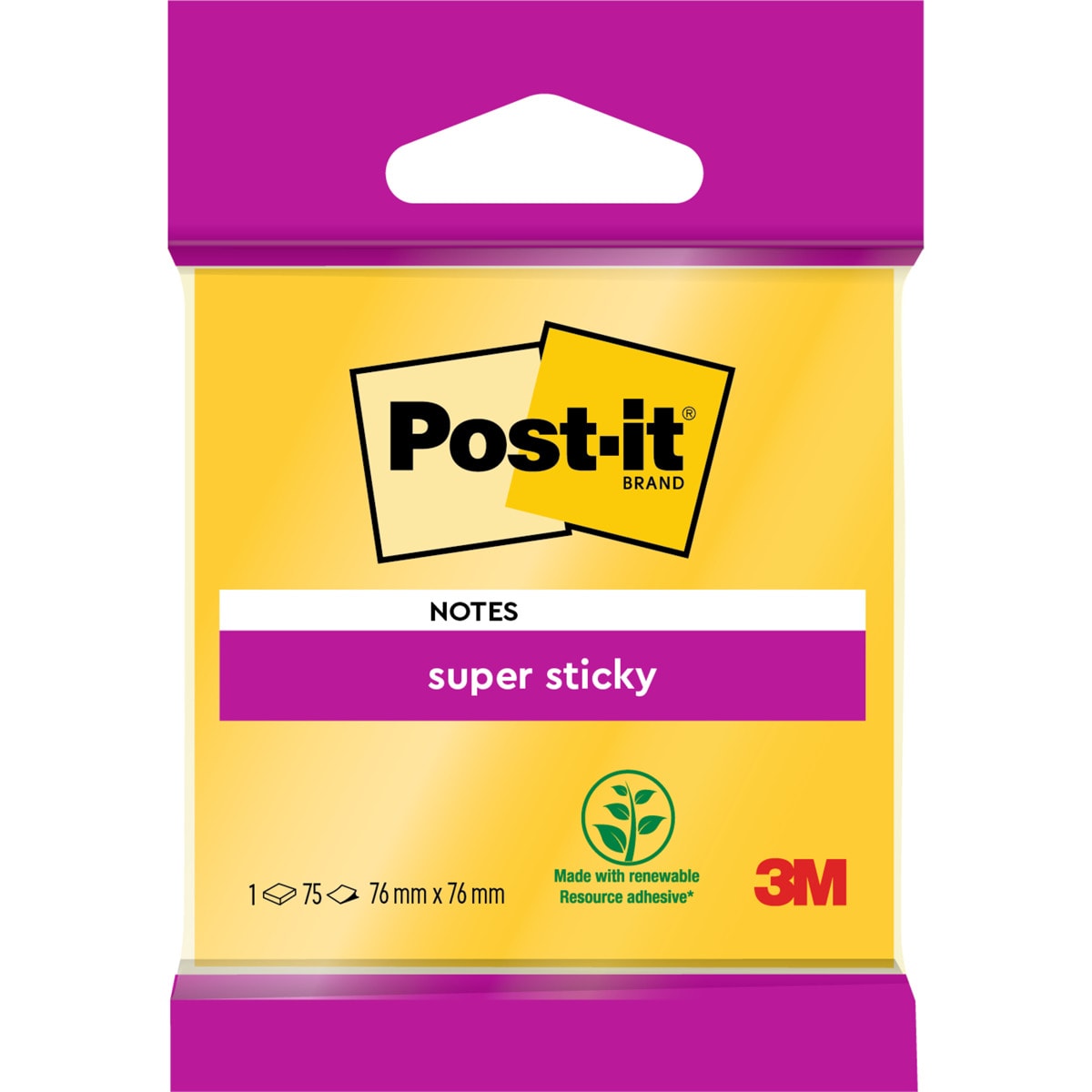 Notas Super Sticky bloc Post-it surtido 4