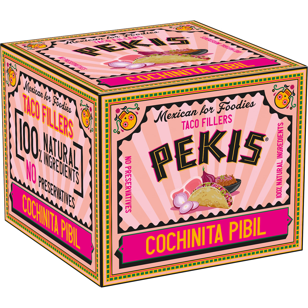 cochinita pibil caja 180 g neto escurrido