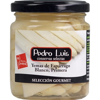 yemas de espárragos de primera frasco 135 g neto escurrido - Pedro Luis