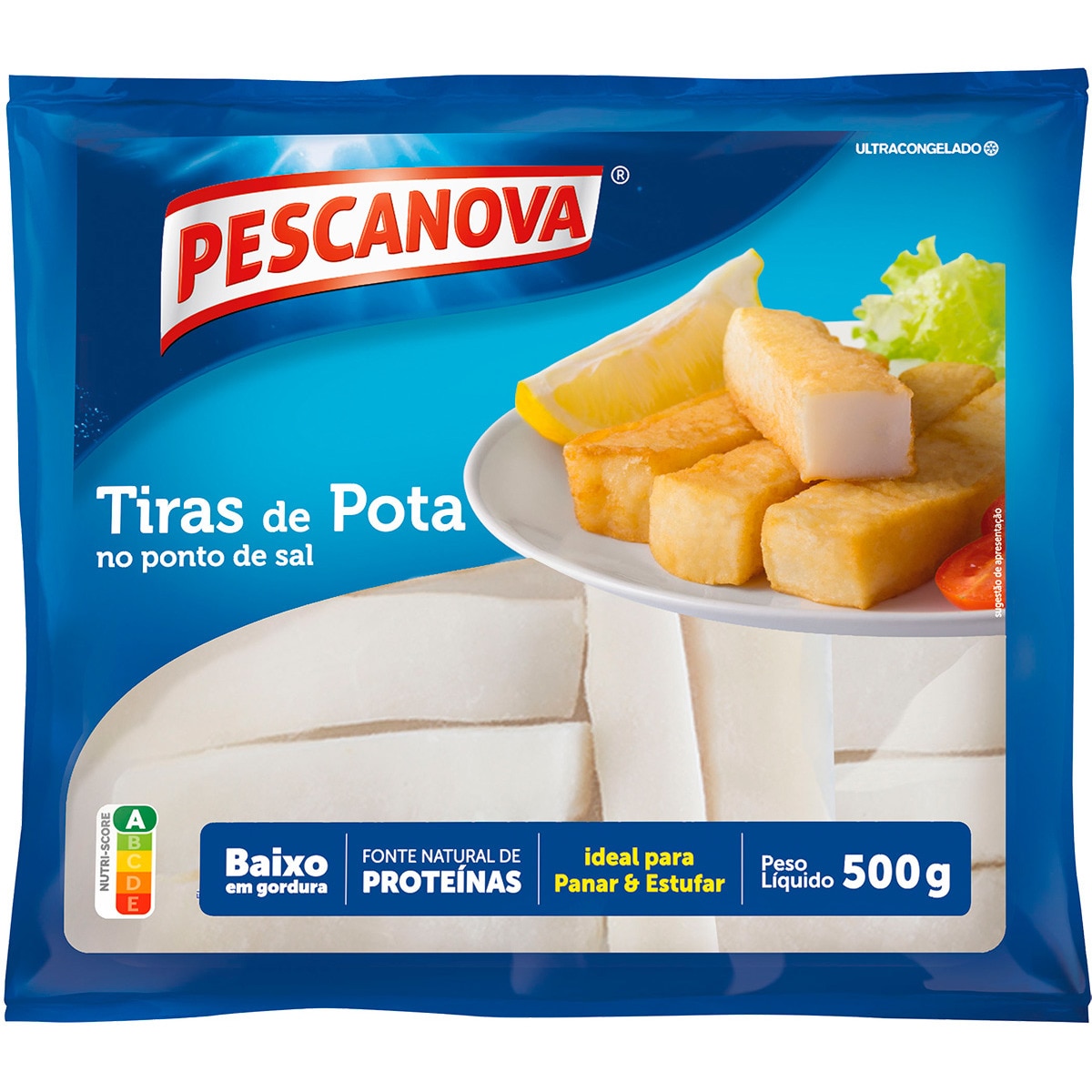 Tiras de Pota embalagem 500 g