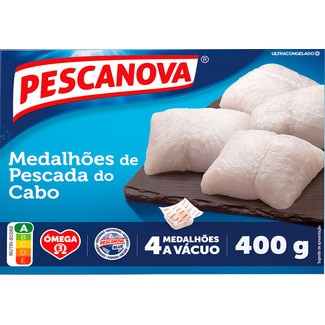 Medalhões de Pescada do Cabo embalagem 400 g - Pescanova