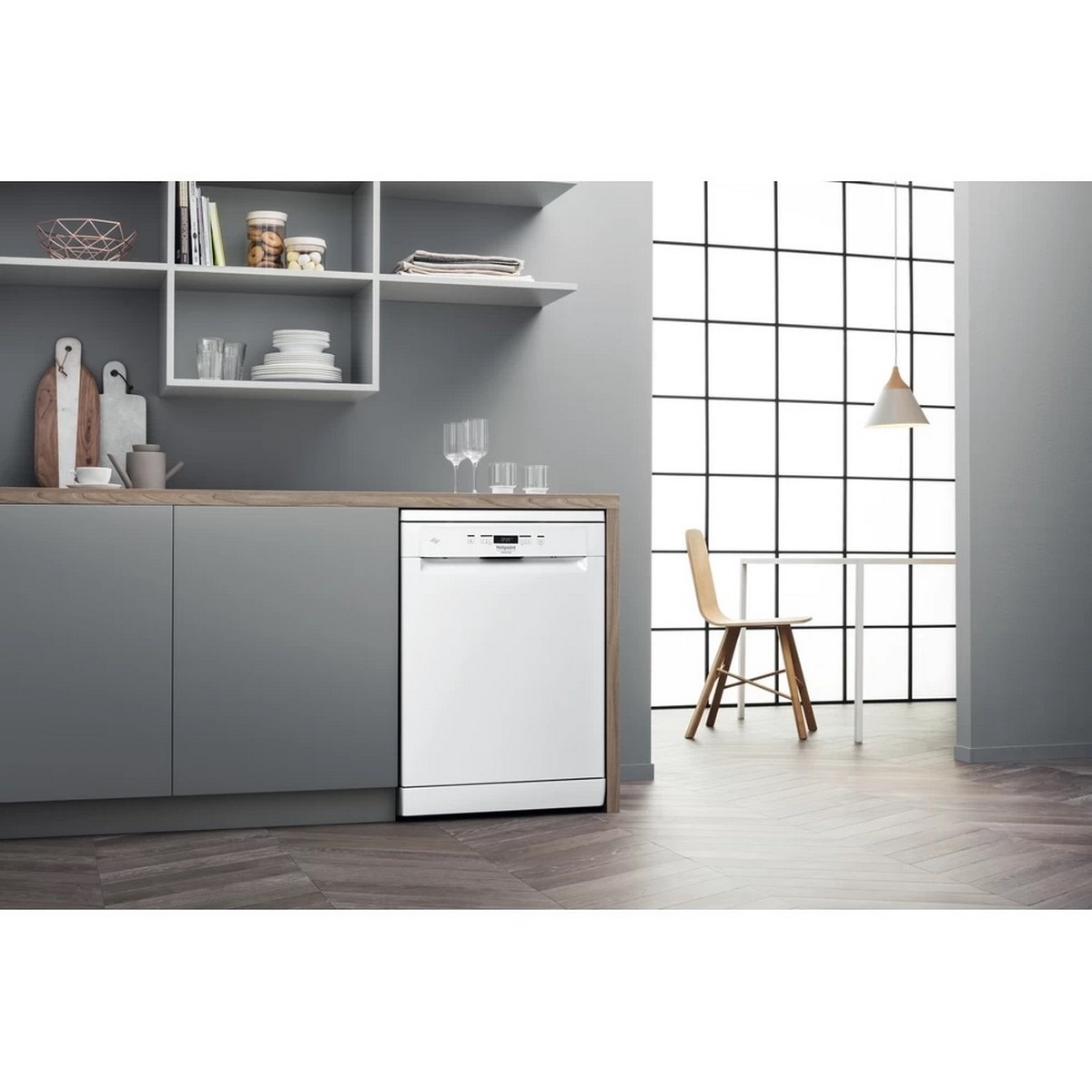 Máquina de Lavar Loiça HotPoint HFC 3C26 F de 14 Talheres e de 60 cm - Branco Branco-5
