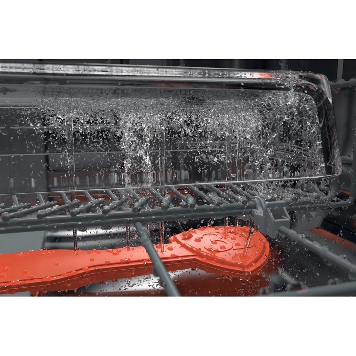 Máquina de Lavar Loiça Encastrável HotPoint HIC 3C26 CW de 14 Talheres e de 59,8 cm - Painel Prateado Prateado-8