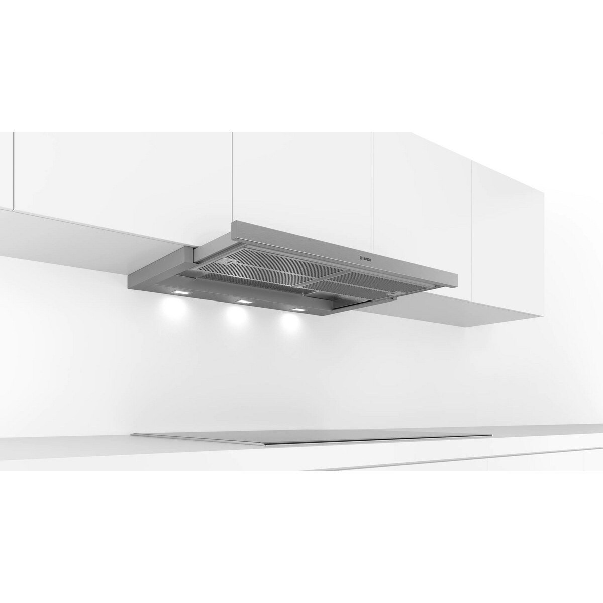 Exaustor Telescópico Encastrável Bosch Série 4 DFS097A51 com 4 Velocidades e de 90 cm - Prateado Metálico Inox-4