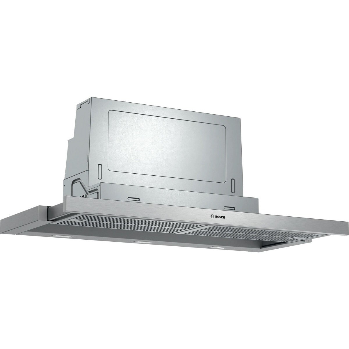 Exaustor Telescópico Encastrável Bosch Série 4 DFS097A51 com 4 Velocidades e de 90 cm - Prateado Metálico Prateado-1