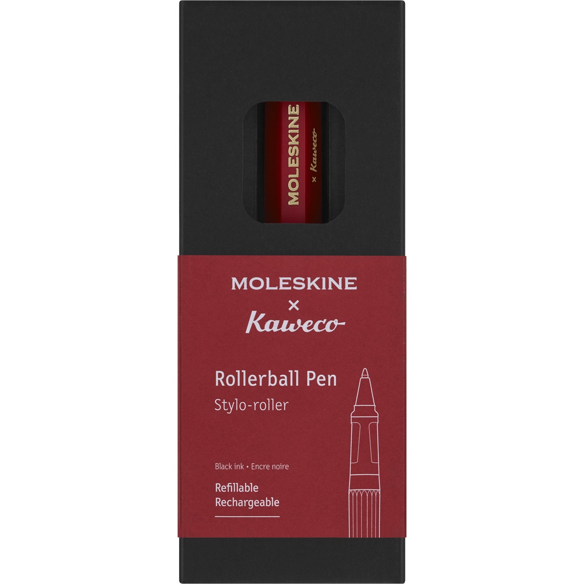 Caneta Rollerball - Vermelho Vermelho-4