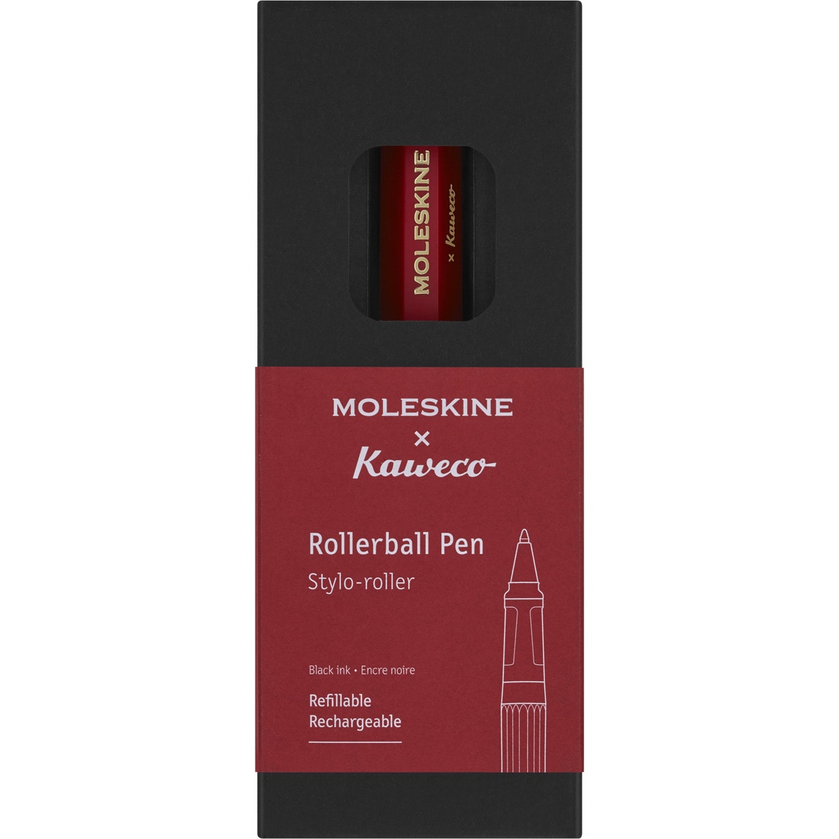 Caneta Rollerball - Vermelho Vermelho-4