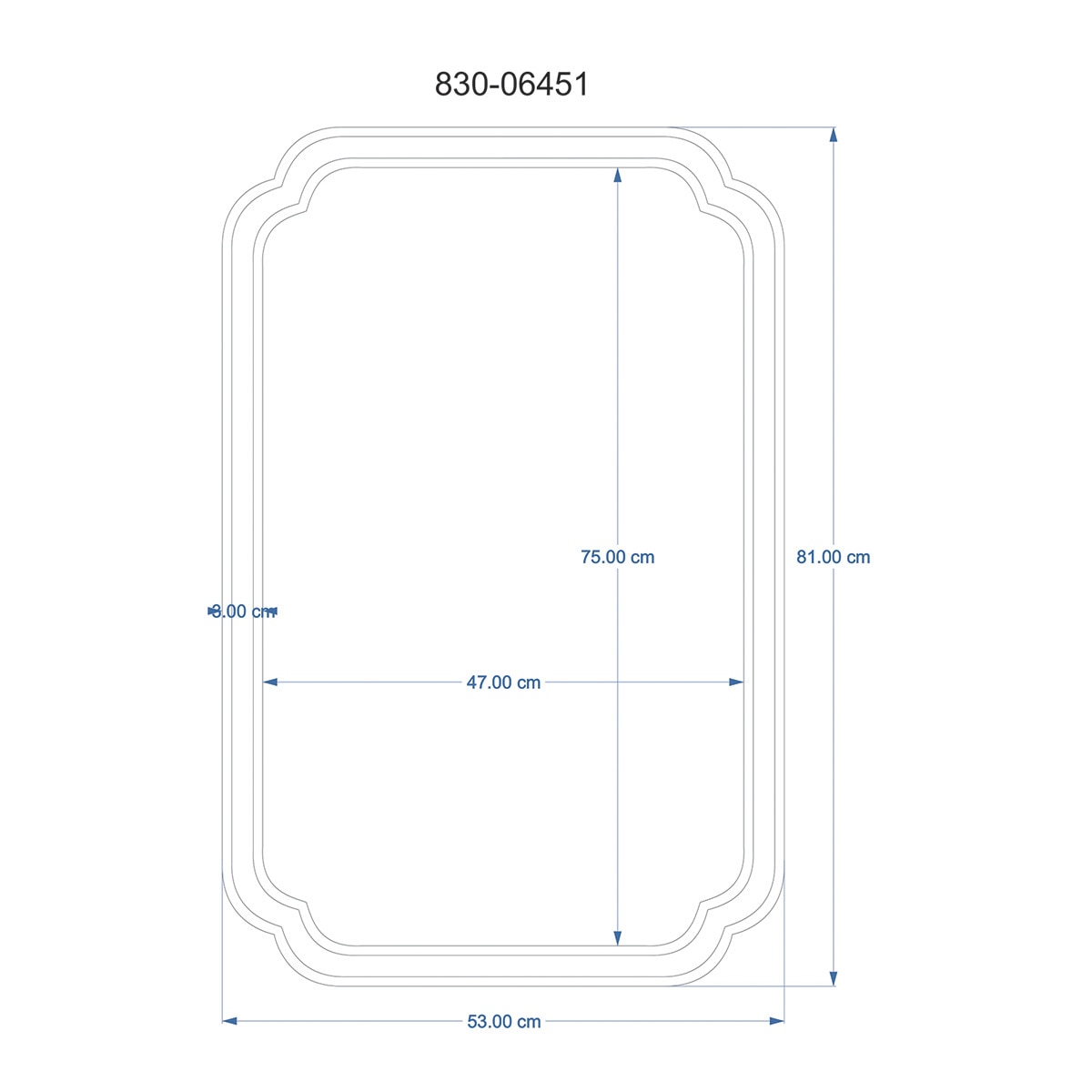 Espelho de Parede de Madeira de Mangueira Bruno Natural-7