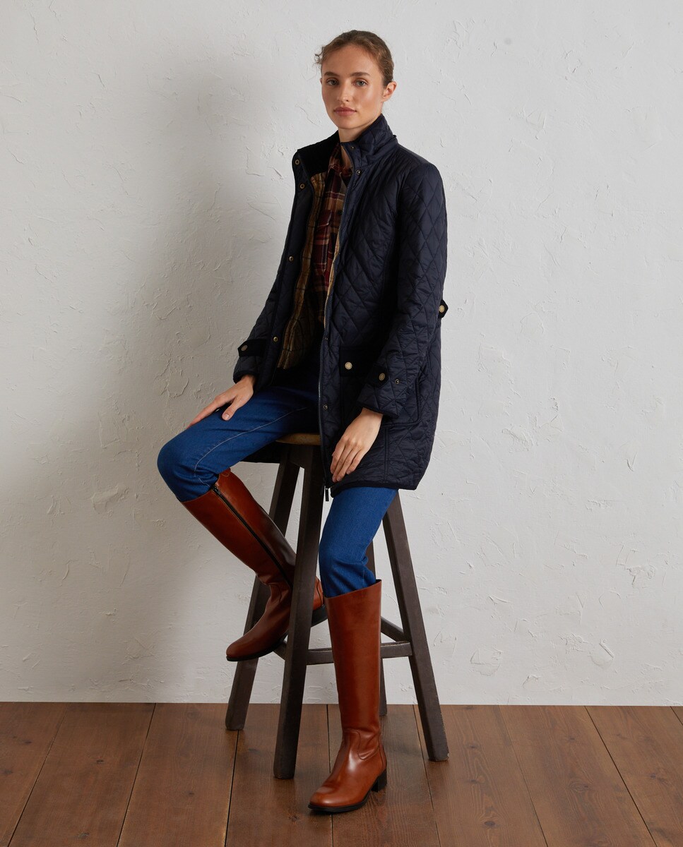 Veste longue type husky