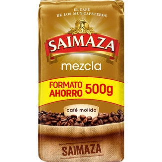 café molido mezcla formato ahorro paquete 500 g - Saimaza