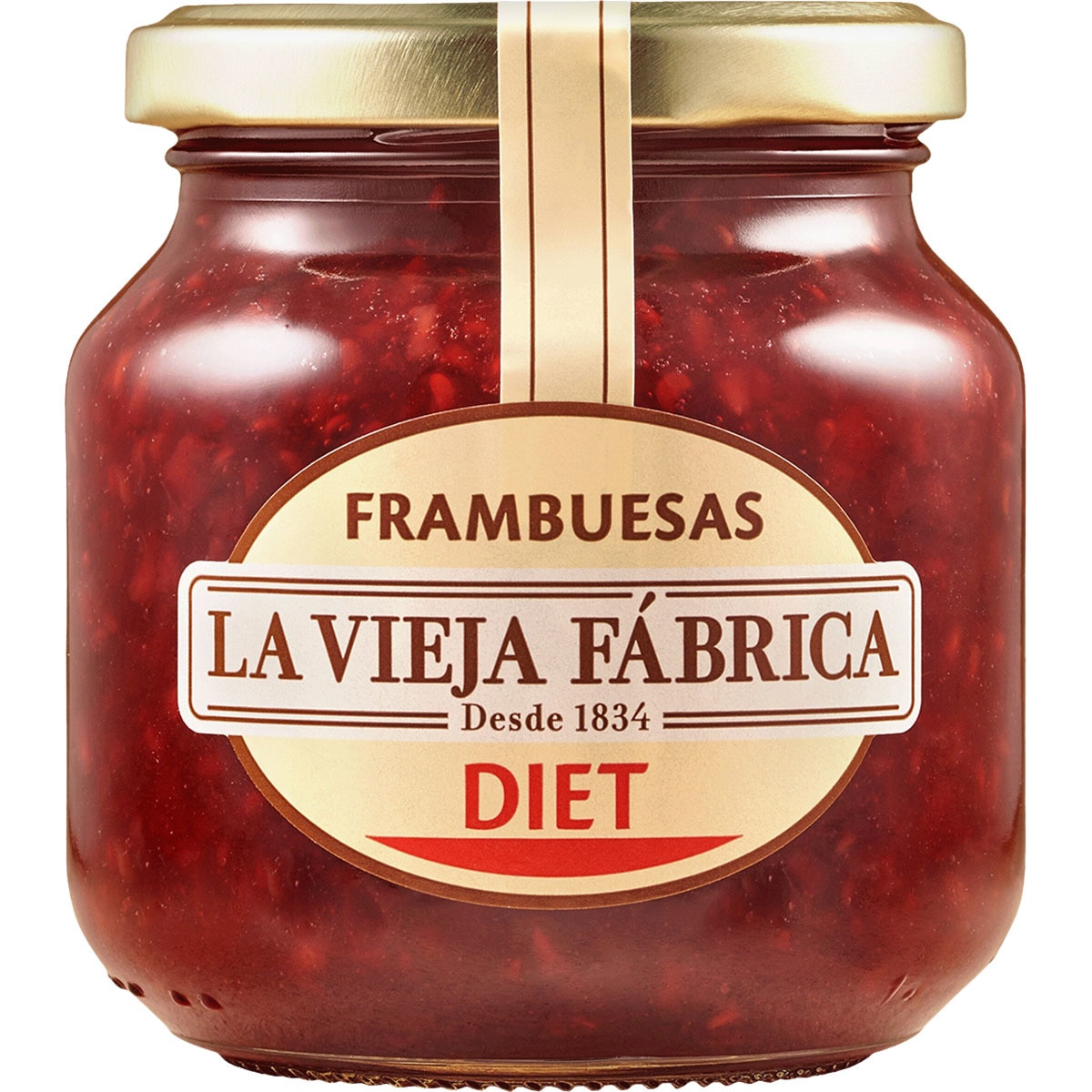 Diet mermelada de frambuesa frasco 280 g