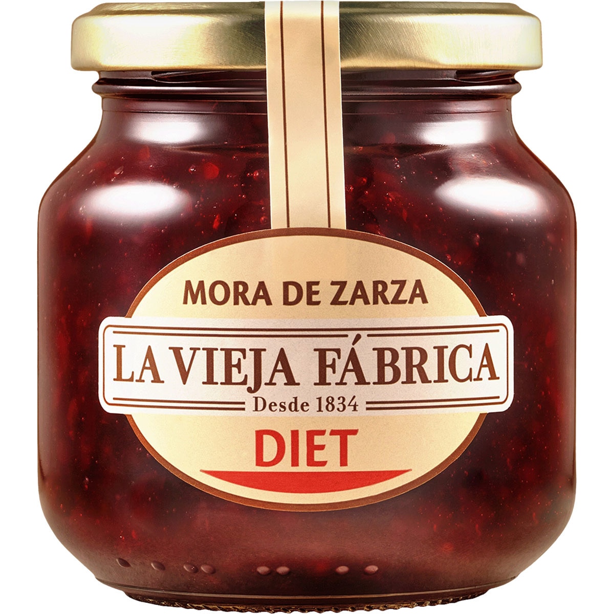 Diet mermelada de mora de zarza frasco 280 g