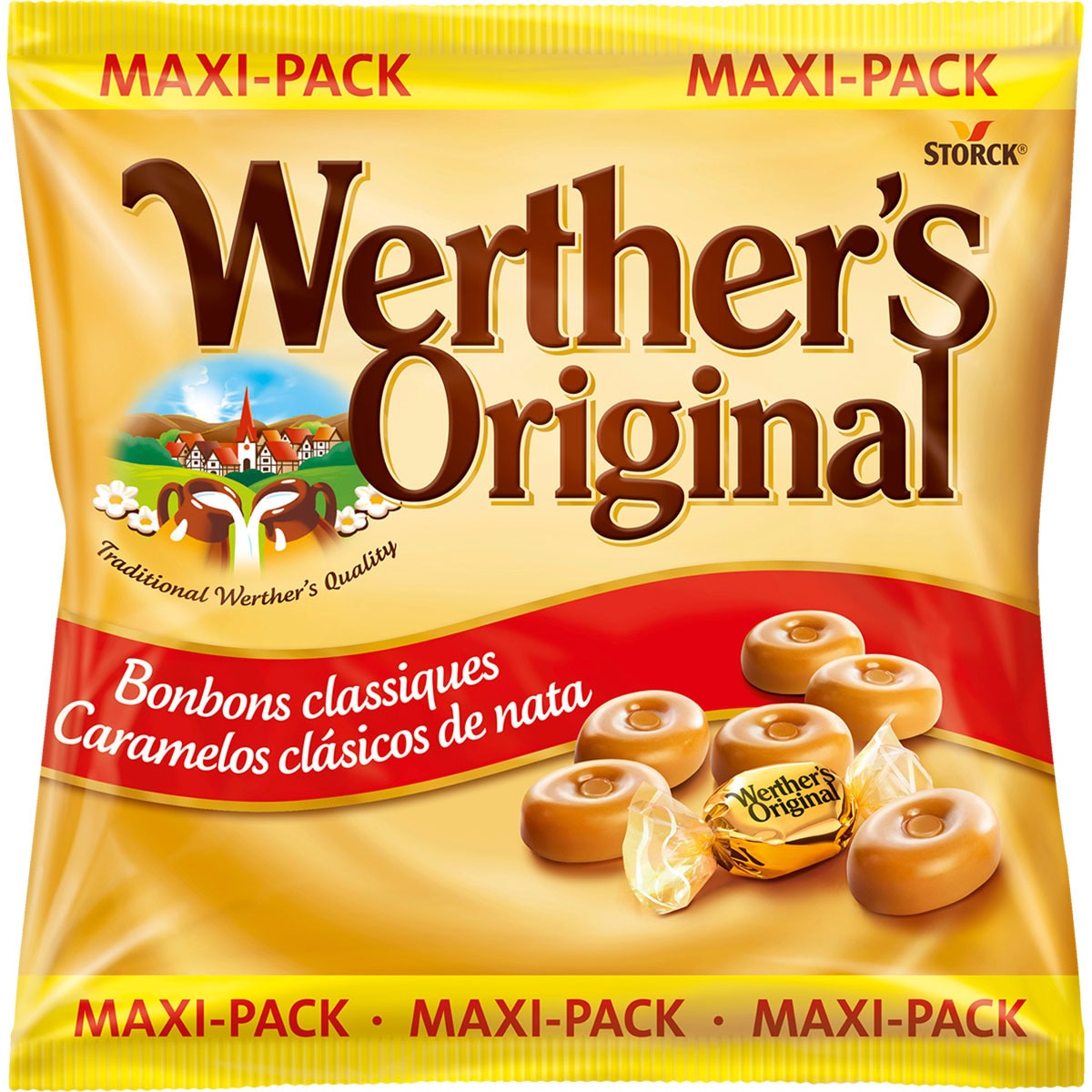 caramelo clásico de mantequilla y nata fresca bolsa 300 g