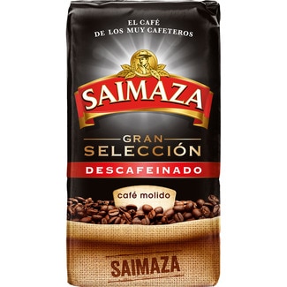 café descafeinado molido paquete 250 g - Saimaza