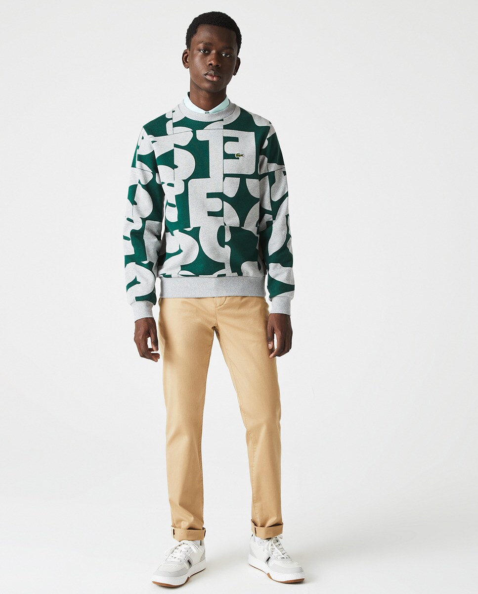 Chino slim fit en tissu imperméable