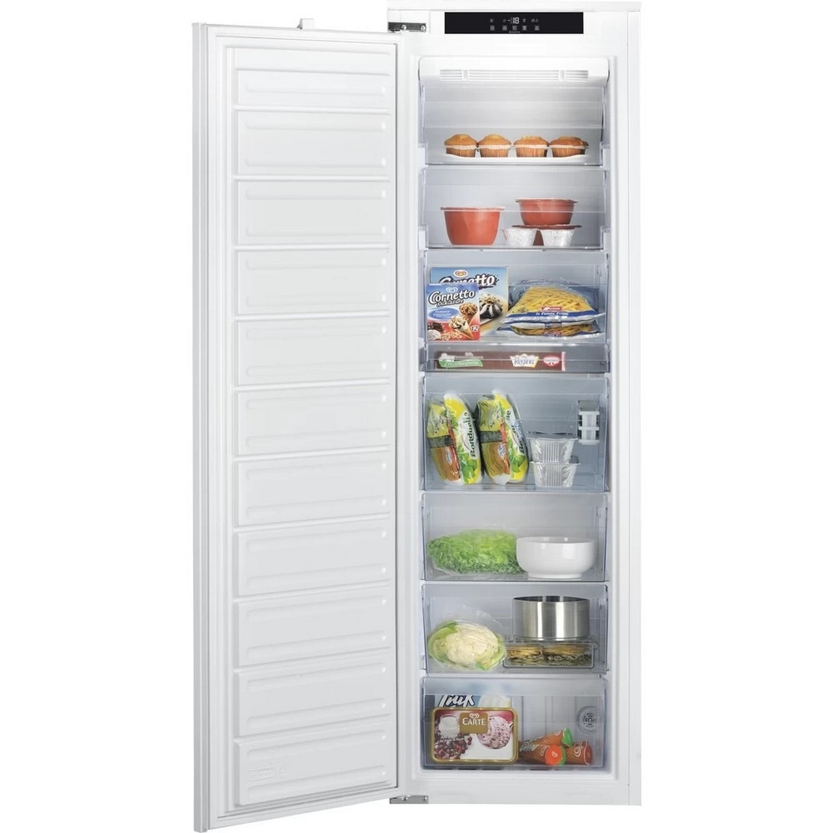 Recondicionado - Grade A - Arca Congeladora Vertical Encastrável HotPoint No Frost e de 177,1 cm - Branco Branco-1