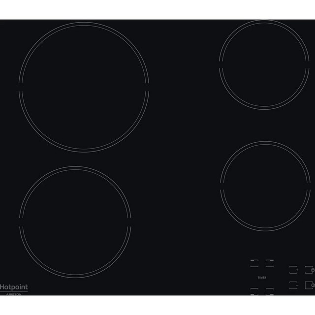 Imagem 0 de Placa de Vitrocerâmica HotPoint HR 631 C com 4 Zonas e de 58 cm - Ceramic Glass Preto