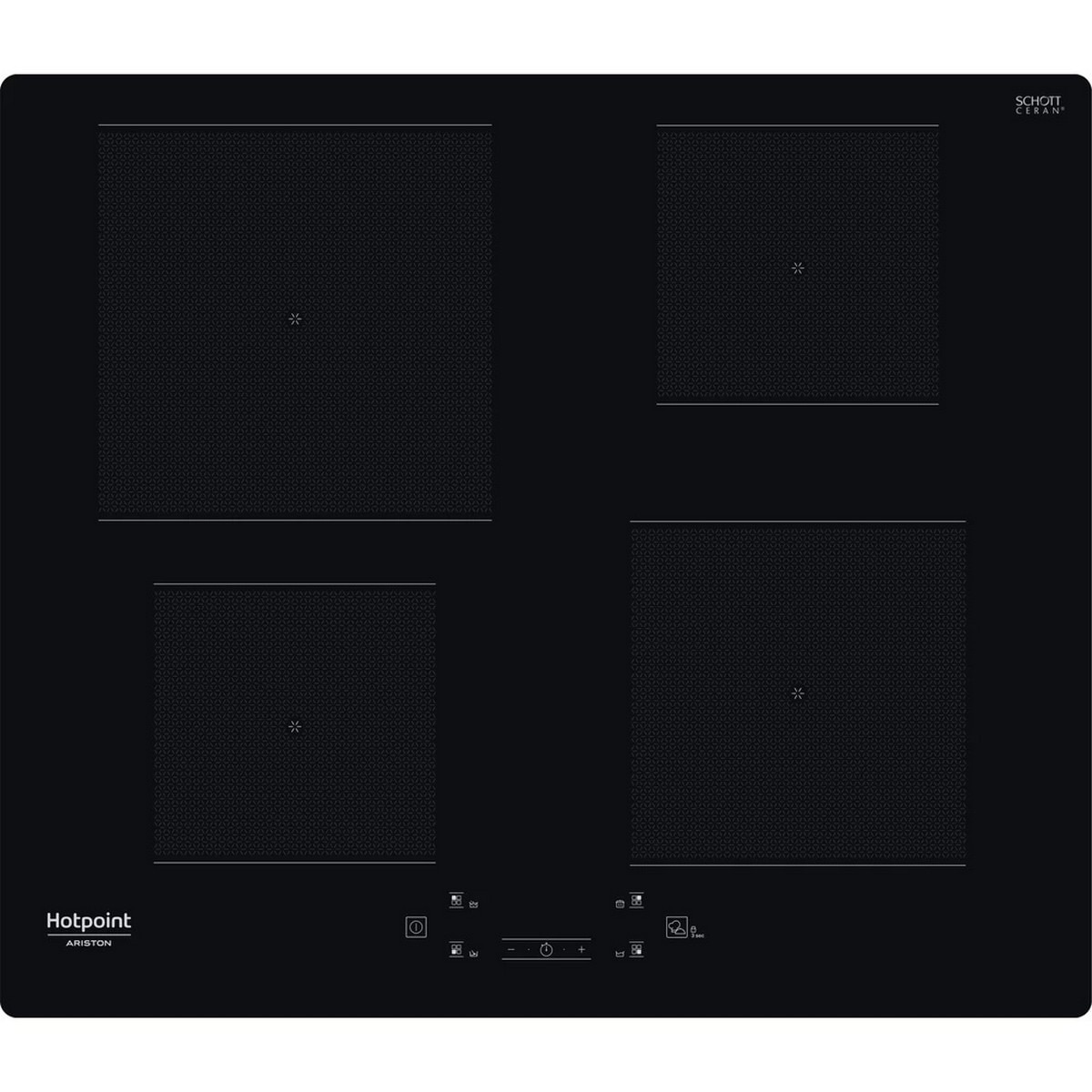 Imagem 0 de Placa de Indução HotPoint HQ 2960S NE com 4 Zonas e de 59 cm - Ceramic Glass Preto