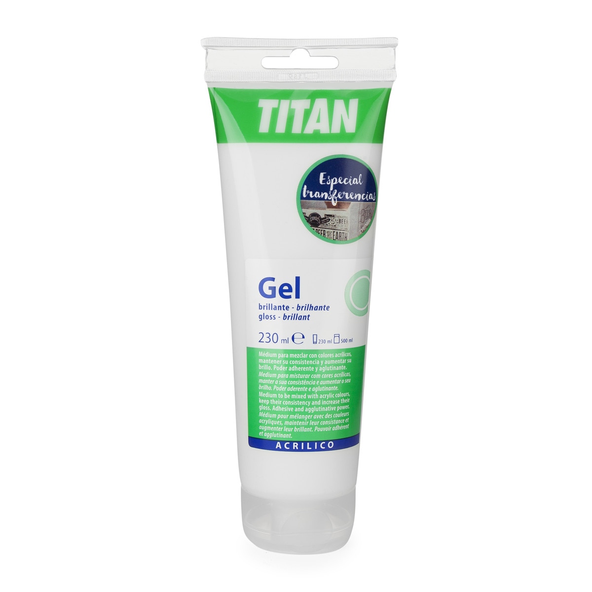Gel Acrílico Brilhante Tubo - 230 ml 1