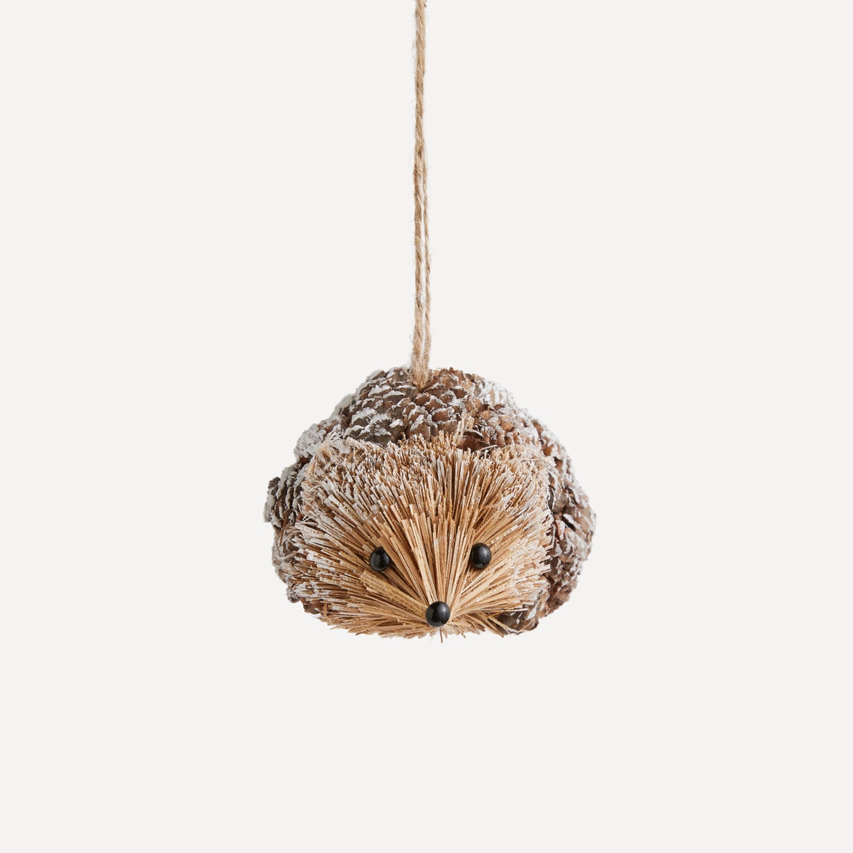 Enfeite Ouriço com Pinha Castanho-1