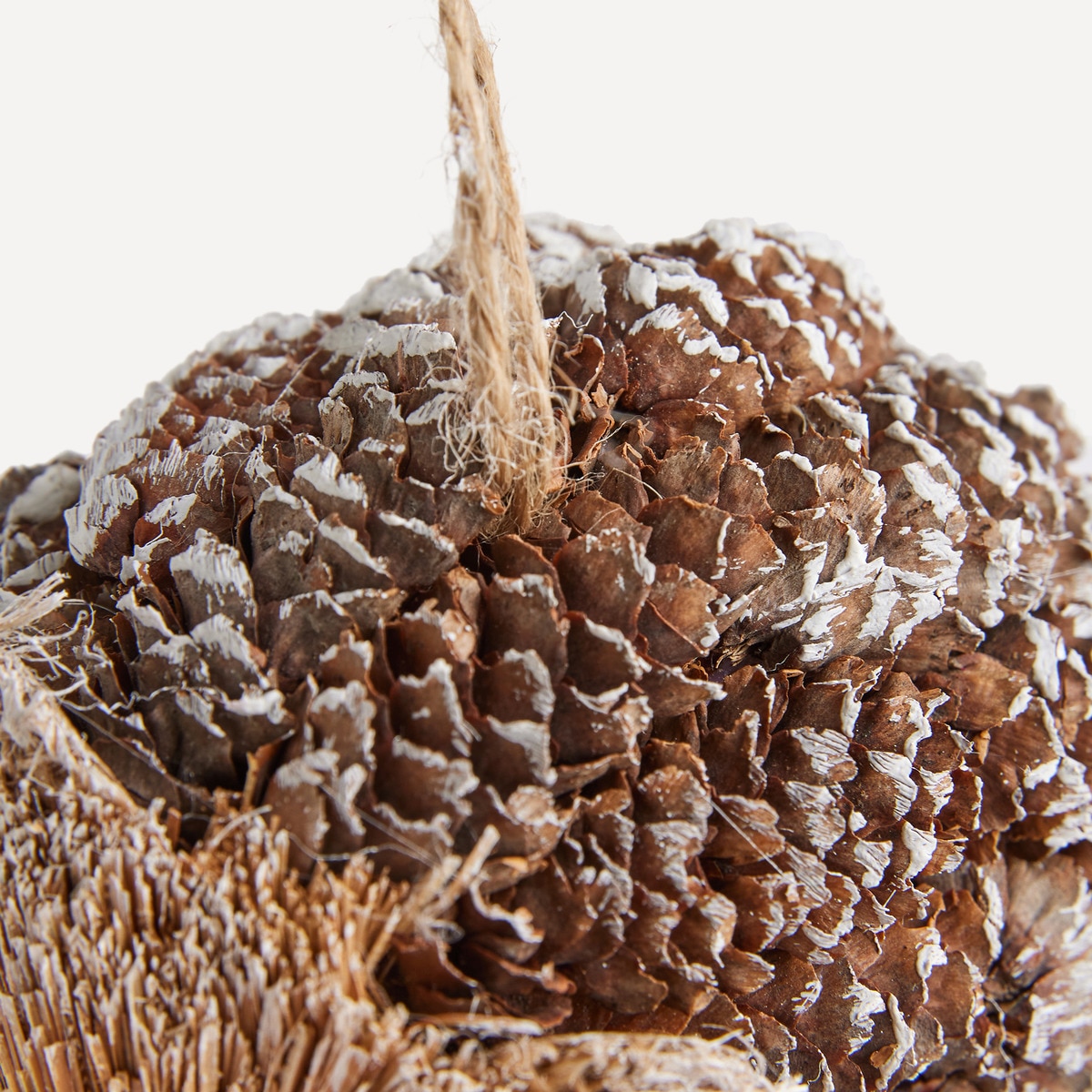 Enfeite Ouriço com Pinha Castanho-2