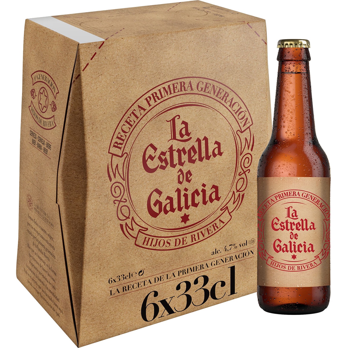 Cerveja Edição Especial Pack 6 unidades embalagem 33 cl