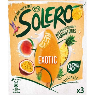 Gelado Solero Exótic Pack 3 unidades embalagem 270 ml - Olá