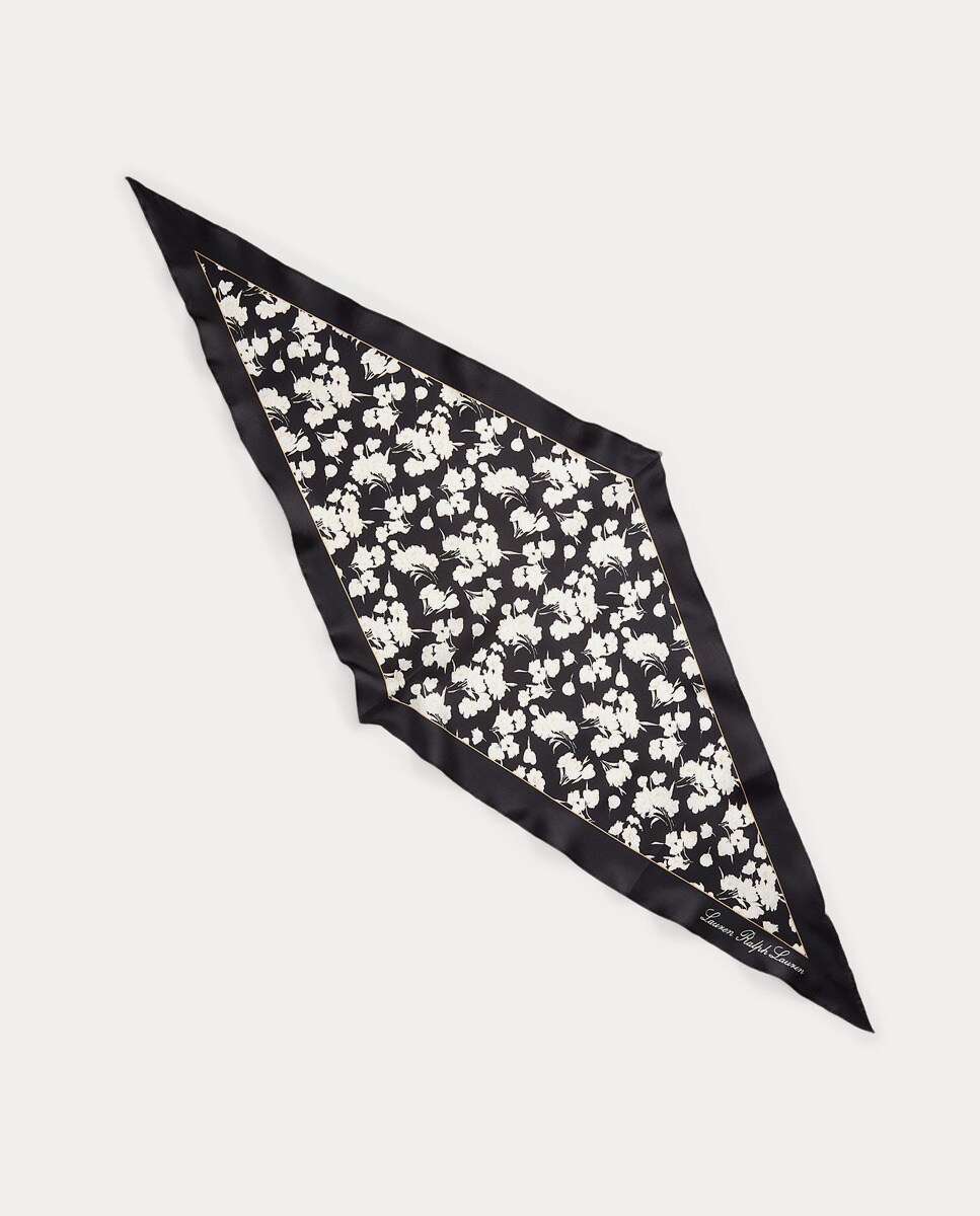 Foulard en soie imprimé