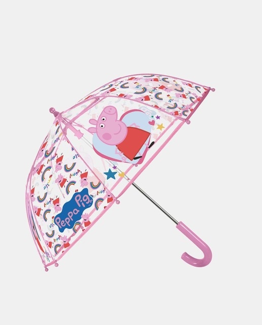 Imagen 0 de Paraguas infantil largo manual de Peppa Pig