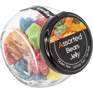 caramelos de goma multifrutas con forma de ositos tarro 120 g - Wonkandy
