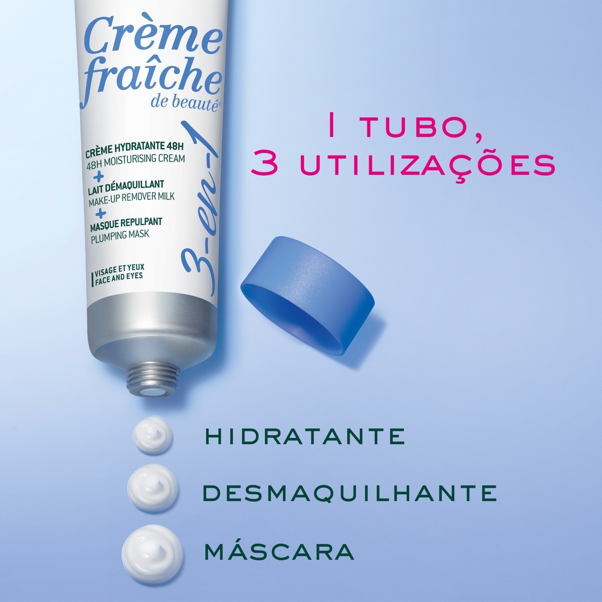 Creme 3 em 1 Crème Fraîche - 100 ml 2
