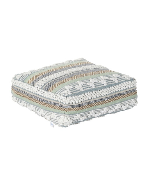 Imagen 0 de Cojin suelo algodón  6300 gr, rayas azul