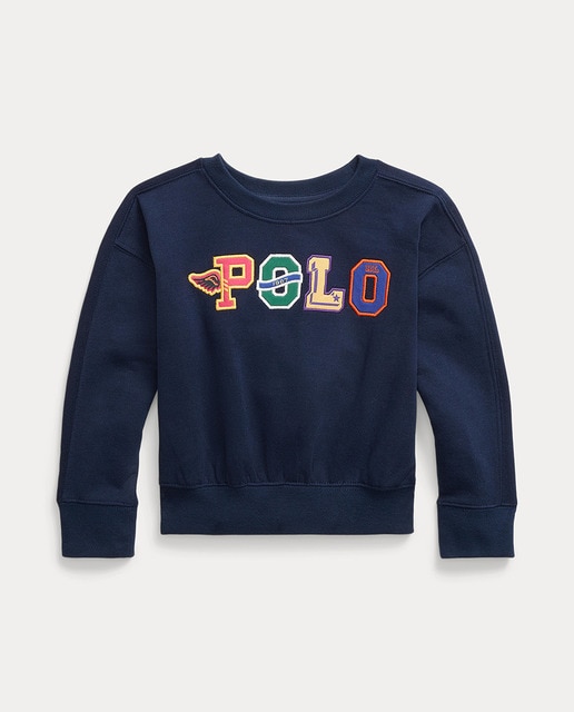 Imagen 0 de Sudadera de niña en azul con logo