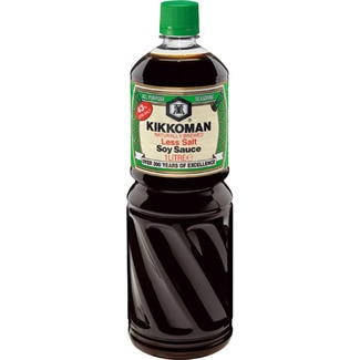 Molho de Soja Baixo Teor de Sal garrafa 975 ml - Kikkoman