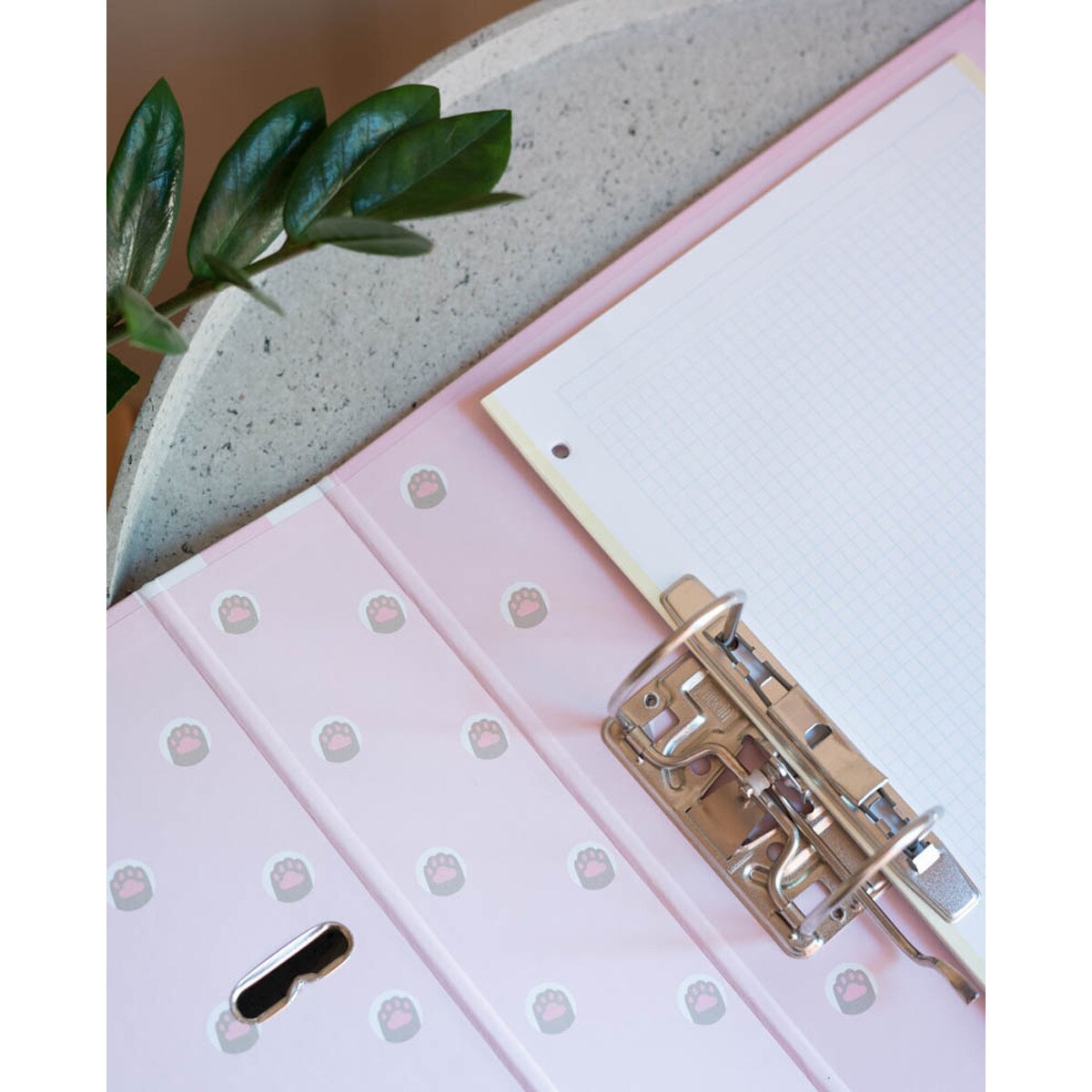 Arquivador com Compressor Pusheen 28,5x7x33,5 Verde Verde / Rosa-6