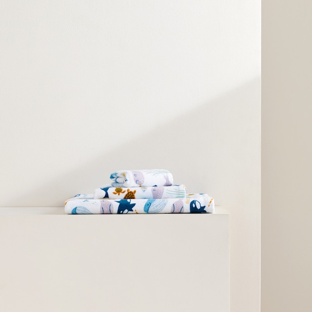Imagen 0 de Toalla de baño infantil algodón 420 gr/m2 Ocean Basics El Corte Inglés