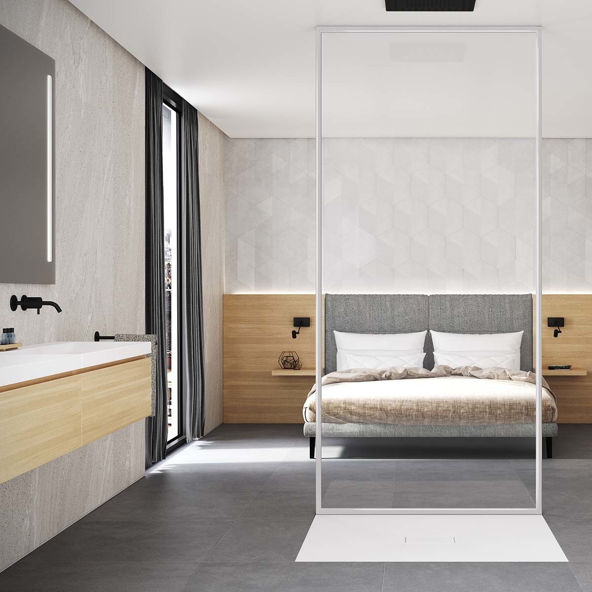 Mampara de ducha con panel fijo de suelo a techo Nordic Profiltek · Profiltek · El Corte Inglés Mampara de ducha con panel fijo de suelo a techo Nordic Profiltek · Profiltek · El Corte Inglés