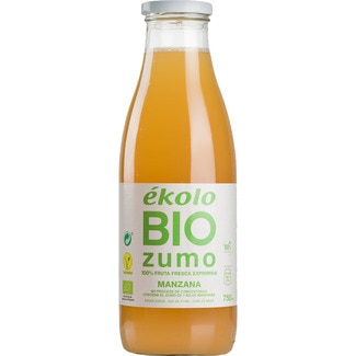 zumo ecológico 100% manzana botella 750 ml - Ekolo Bio