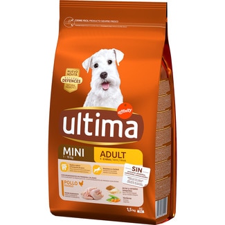 Mini Adult pienso para perros adultos minis con pollo bolsa 1,5 kg - Ultima