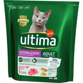 Esterilizado Adult pienso para gatos adultos esterilizados con buey envase 800 g - Ultima